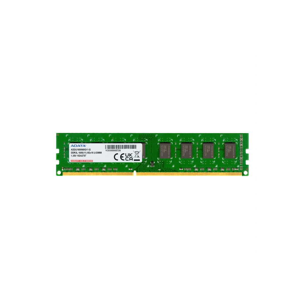 Memoria Ram UDIMM ADATA 8GB DDR3L 1600MHz CL11 1.3