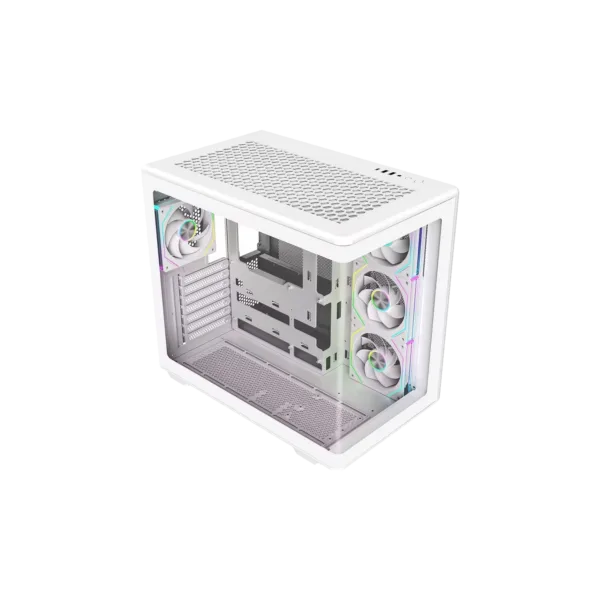 Gabinete Cooler Master Elite 600 White Vidrio Temp