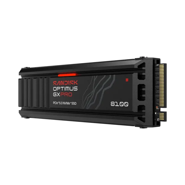 Disco Interno SSD Sandisk Optimus GX PRO 8100 1TB M.2 2280 NVMe PCIe 5.0 14900MB/s c/Disipador