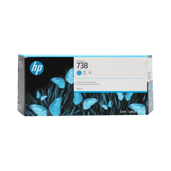 Cartucho de Tinta  Plotter HP  738  Cian
