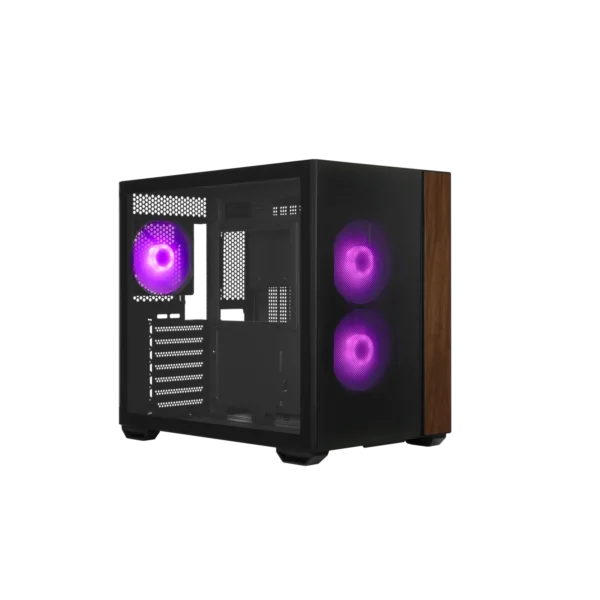 Gabinete Cooler Master Elite 660 3 fans ARGB Black