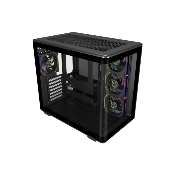 Gabinete Cooler Master Elite 600 Black Vidrio Temp