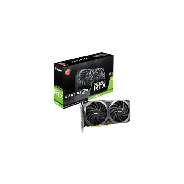 Placa de Video MSI NVIDIA GeForce RTX 3060 VENTUS 2X 12G OC V1