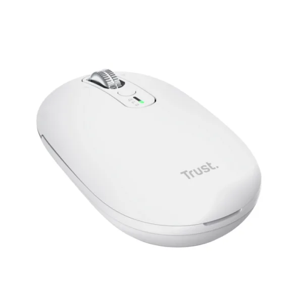 MOUSE GAMER TRUST SERON HYPSCROLL SLIM WRLS WHITE