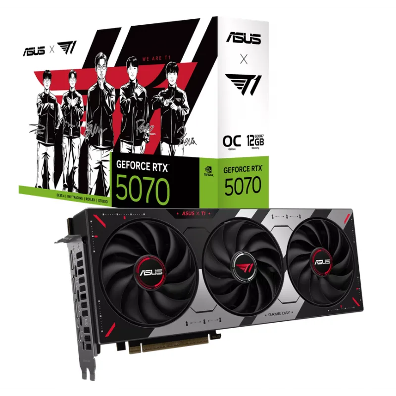 PLACA DE VIDEO ASUS T1 RTX 5070 12GB GAMING