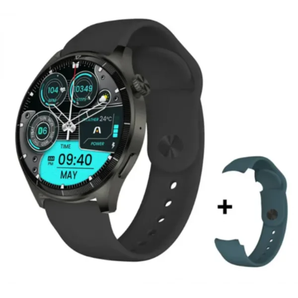 SMARTWATCH ARGOMTECH C61 BLACK ALUMINIUM 2 STRAPS INCLUIDED BLACK Y GREEN 1.45 DISPLAY