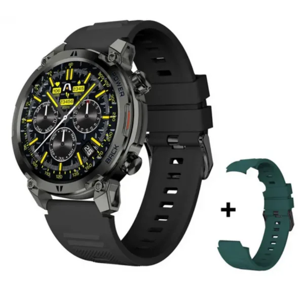 SMARTWATCH ARGOMTECH C70 BLACK ALUMINIUM 2 STRAPS INCLUIDED BLACK Y GREEN 1.39 DISPLAY