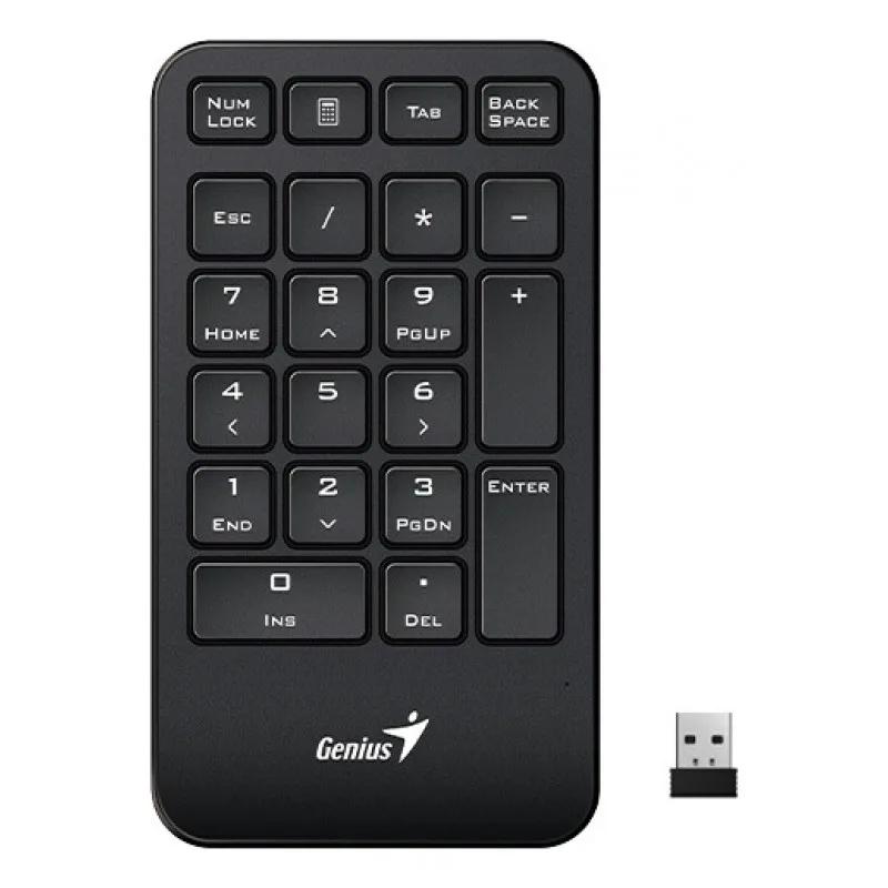 TECLADO GENIUS NUMERICO WIRELESS NUMPAD 1000 BLACK