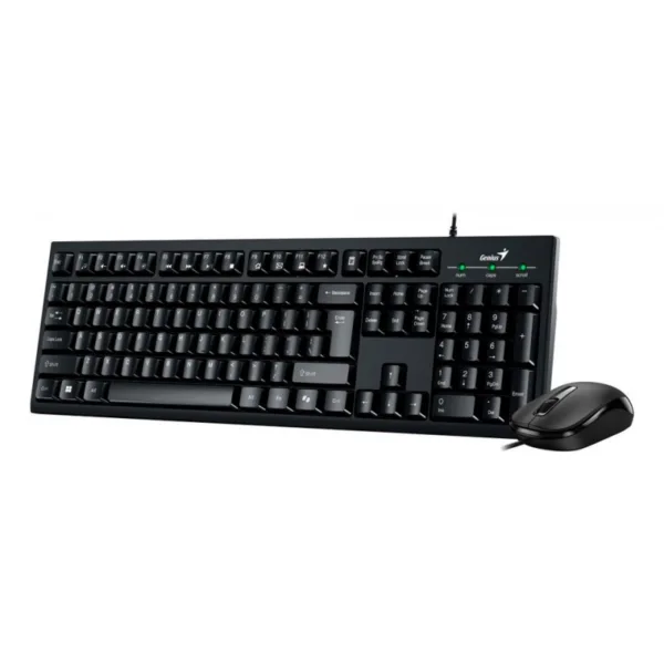 TECLADO + MOUSE COMBO USB GENIUS KM-100SE BLACK