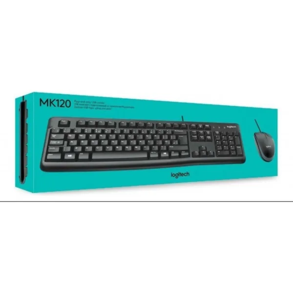 TECLADO Y MOUSE LOGITECH MK120