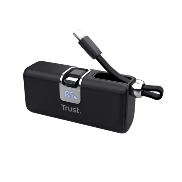 TRUST POWERBANK PACTO 5000 PD POCKET BLACK