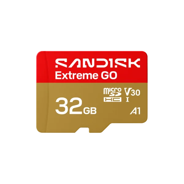 Tarjeta de Memoria SanDisk Extreme GO microSDHC 32GB UHS-I U3 V30 A2 100MB/s