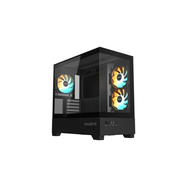 Gabinete GIGABYTE C201 PANORAMIC NEGRO Mid Tower S/Fuente