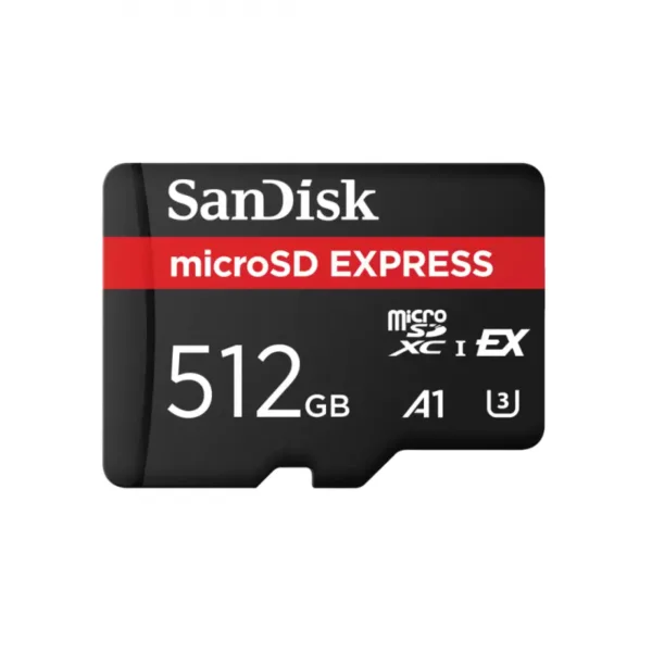 SANDISK MICROSD EXPRESS 512GB PCIe3 NVMe Up to 650 MB/s Write
