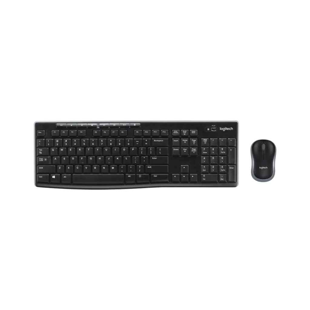 Combo Teclado y Mouse Inalámbrico LOGITECH MK270 Negro