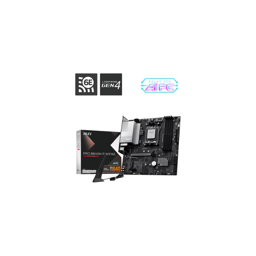 Motherboard MSI PRO B840M-P WIFI6E AM5 DDR5